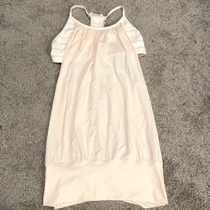 Pale pink lululemon top